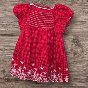 CWD KIDS EUC GIRLS RED WHITE TOP SHIRT FALL SUMMER SHIRTS BLOUSE CASUAL SZ 4